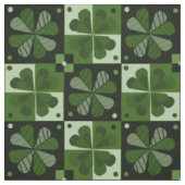 Shamrock Checkerboard Patroon Stof (Swatch)