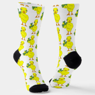 Shamrock Chick Pattern Sokken