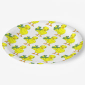 Shamrock Chick Pattern Sokken Papieren Bordje (Gekanteld)
