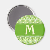 Shamrock cirkels Monogram A Magneet (Voorkant / Achterkant)