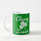  Shamrock Classy Lassie St. Patricks Day Koffiemok (Links)