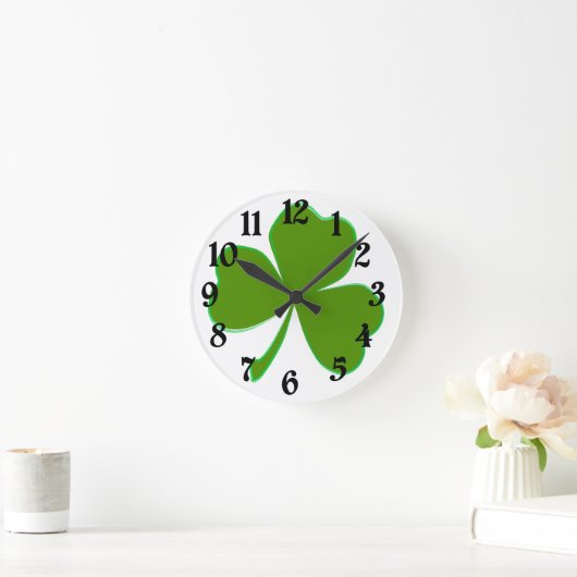 Shamrock Clock Ronde Klok (Huis)
