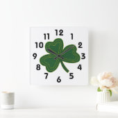 Shamrock Clock Vierkante Klok (Huis)