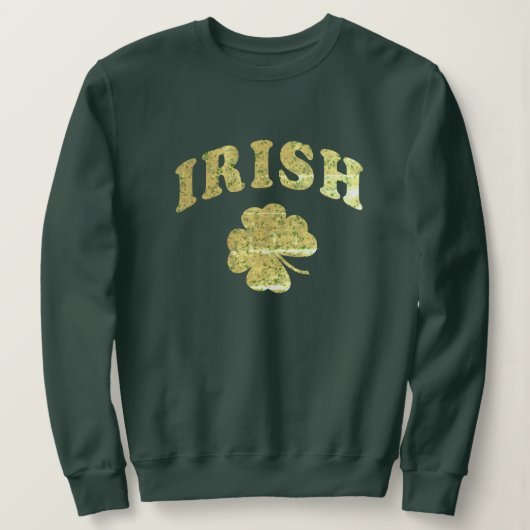  Shamrock Clover Crewneck Trui (Design voorkant)