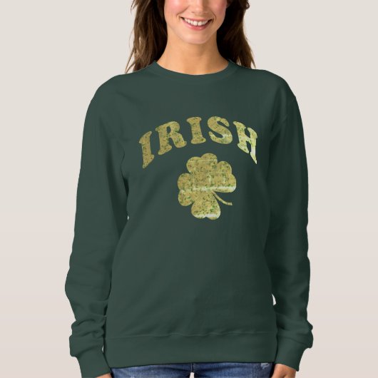  Shamrock Clover Crewneck Trui (Voorkant)