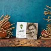 Shamrock Clover Cross Memorial Foto Fotoplaat (Zijkant)