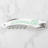 Shamrock Clover Custom Kurkentrekker (Achterkant)