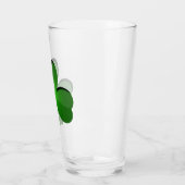 Shamrock Clover Design Drink glas (Links)