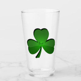 Shamrock Clover Design Drink glas