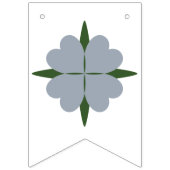 Shamrock Clover Floral St. Patrick's Day Party Vlaggetjes (Eerste vlag)