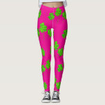 Shamrock Clover Green Black St. Patrick's Day Leggings<br><div class="desc">Dit ontwerp werd gecreeerd door digitale kunst. Het kan worden gepersonaliseerd door de aanpassingsknoop te klikken en een naam, initialen of uw favoriete woorden toe te voegen. Neem contact met me op colorflowcreations@gmail.com als je dit ontwerp op een ander product wilt gebruiken. Koop mijn oorspronkelijke abstracte acrylschilderij te koop op...</div>