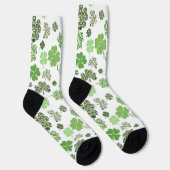 Shamrock Clover Green St. Patrick's day Sokken (Rechts)