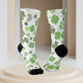 Shamrock Clover Green St. Patrick's day Sokken