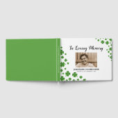 Shamrock Clover | Ierse begrafenisfoto Gastenboek (Volledig)