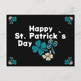 Shamrock Clover Irish Happy St. Patrick's Day Feestdagenkaart