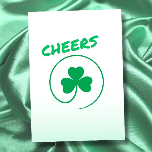 Shamrock Clover Irish Ireland Cheers All Purpose Kaart