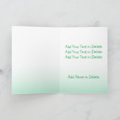 Shamrock Clover Irish Ireland Cheers All Purpose Kaart (Binnen)