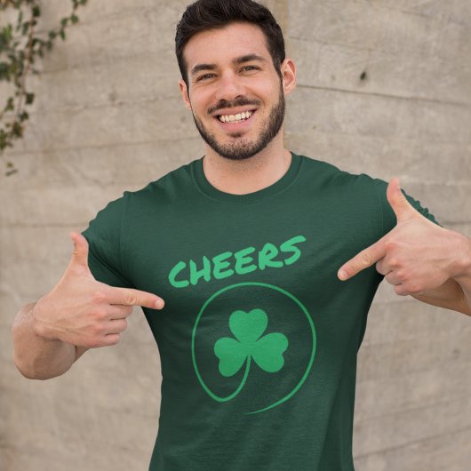 Shamrock Clover Irish Ireland Cheers St Patrick's T-shirt