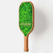 Shamrock Clover Leaf Ireland St Patrick's Green Pickleball Paddle (Links)
