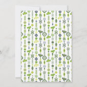 Shamrock Clover Mandala St. Patrick's Day Party Kaart (Achterkant)