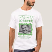 Shamrock Clover Memorial Photo T-Shirt (Voorkant)