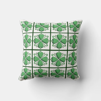 Shamrock/Clover Pillow Kussen