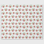 Shamrock Clover Pink St. Patrick's Day Cadeaupapier (Vlak)