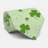 shamrock clover st patricks dag mannen stropdas (Opgerold)