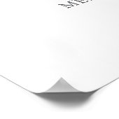 Shamrock Clover Vrijgezellenfeest Bedankt Teken Poster (Hoek)