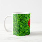 Shamrock Clovers Green Irish Heart Love Ierland Koffiemok (Links)