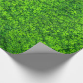 Shamrock Clovers Green Irish Symbol Ierland Cadeaupapier (Hoek)