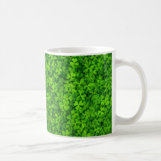 Shamrock Clovers Green Irish Symbol Ierland Koffiemok (Rechts)