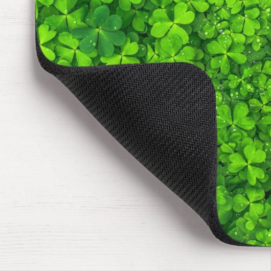 Shamrock Clovers Green Irish Symbol Ierland Muismat (Hoek)