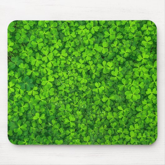 Shamrock Clovers Green Irish Symbol Ierland Muismat (Voorkant)