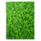 Shamrock Clovers Green Irish Symbol Ierland Notitieboek (Voorkant)