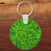 Shamrock Clovers Green Irish Symbol Ierland Sleutelhanger (Voorkant)
