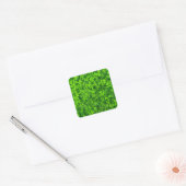Shamrock Clovers Green Irish Symbol Ierland Vierkante Sticker (Envelop)