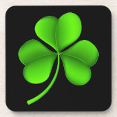 Shamrock coastercent bier onderzetter (Voorkant)
