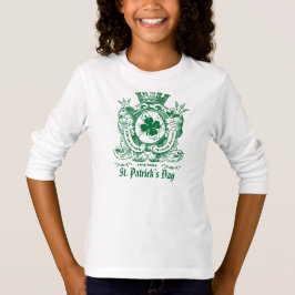Shamrock Coat of Arm Crest Street Patrick's Day T-shirt