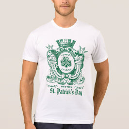 Shamrock Coat of Arm Crest Street Patrick's Day T-shirt