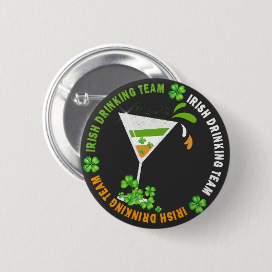 Shamrock Cocktail Button (Voorkant /achterkant)