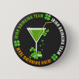 Shamrock Cocktail Button