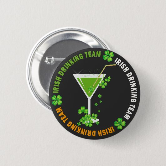 Shamrock Cocktail Button (Voorkant /achterkant)