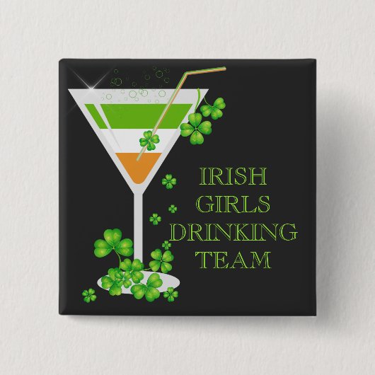 Shamrock Cocktail Button (Voorkant)