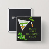 Shamrock Cocktail Button (Voorkant /achterkant)