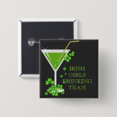 Shamrock Cocktail Button (Voorkant /achterkant)