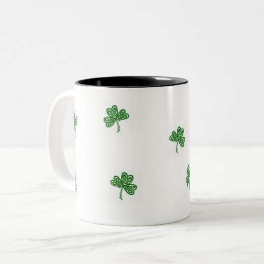 Shamrock Coffee Mok (Voorkant links)