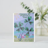 Shamrock Collage Briefkaart (Staand voorkant)