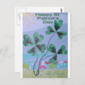 Shamrock Collage Briefkaart (Voorkant / Achterkant)