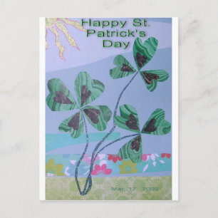 Shamrock Collage Briefkaart